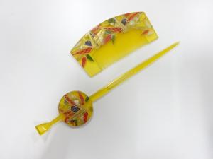 アンティーク　蒔絵　櫛・簪セット